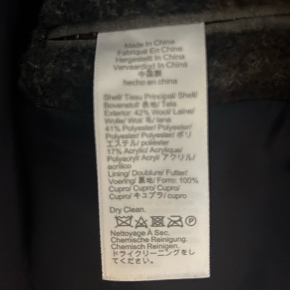 J. Crew Ludlow Car Coat plaid size 36 - Picture 3 of 7